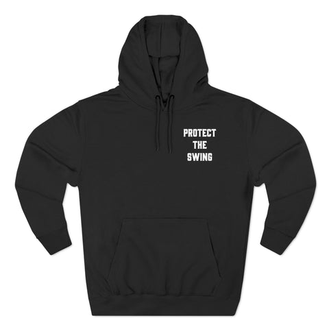 Protect the Swing Minimalist Pullover Hoodie (Black)