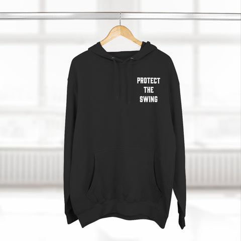 Protect the Swing Minimalist Pullover Hoodie (Black)