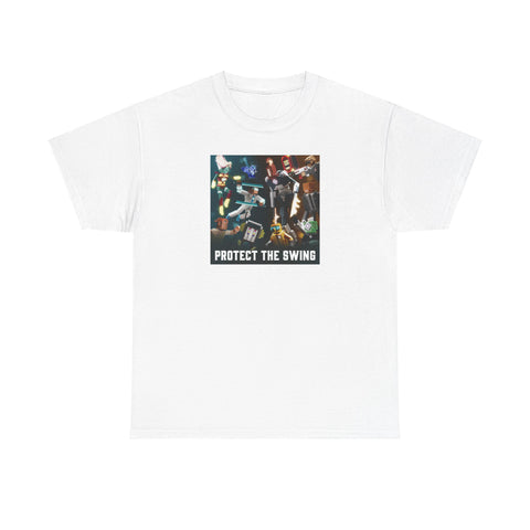 Protect the Swing Characters Tee (Blue/White Variant)