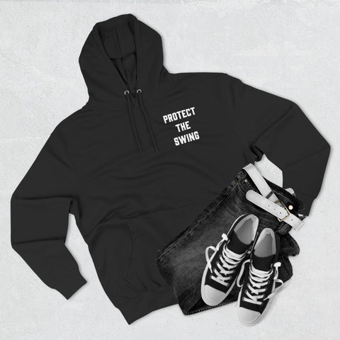 Protect the Swing Minimalist Pullover Hoodie (Black)